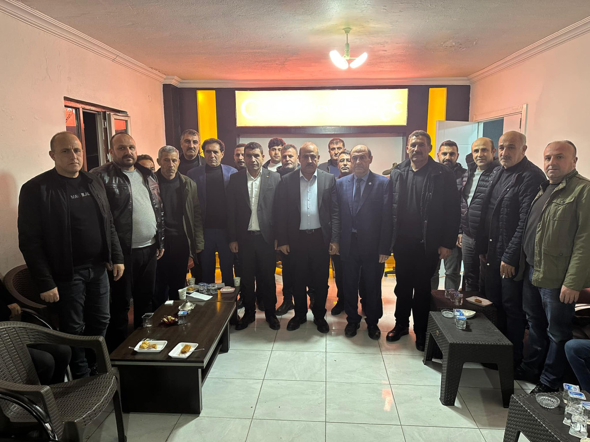  AK PARTİ ERUH  BELEDİYE BAŞKAN ADAYINA MİLLİYETÇİ HAREKET PARTİSİ ADAYINDAN DESTEK 