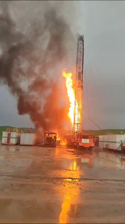 Diyarbakır'da TPAO'nun sondaj çalışması sırasında patlama  1 ölü, 1 yaralı