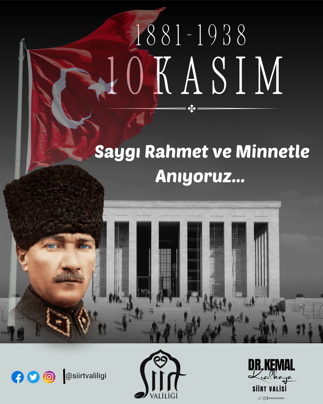 10 KASIM ULU ÖNDER GAZİ MUSTAFA KEMAL ATATÜRK’Ü ANMA PROGRAMI 