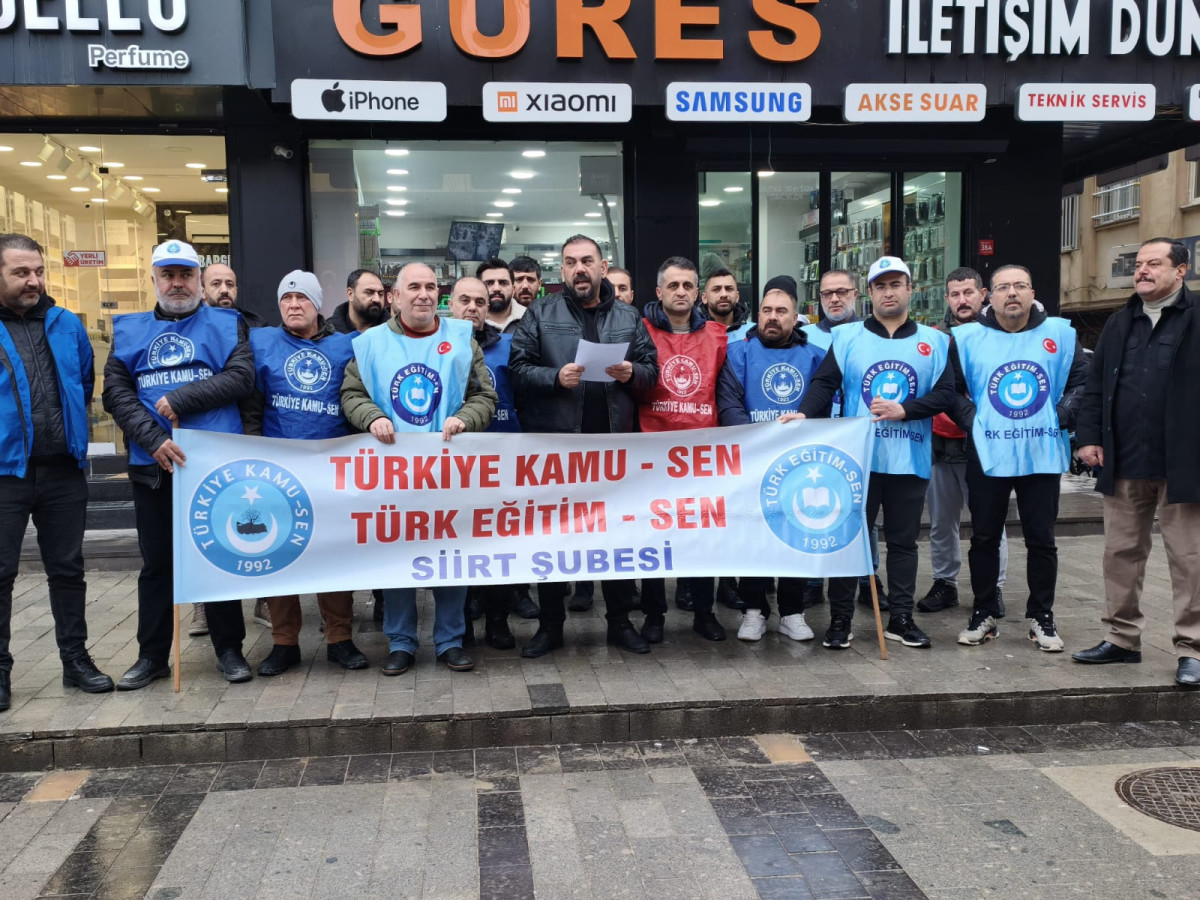 Kamu-Sen Siirt’ten Ek Zam ve Refah Payı Çağrısı