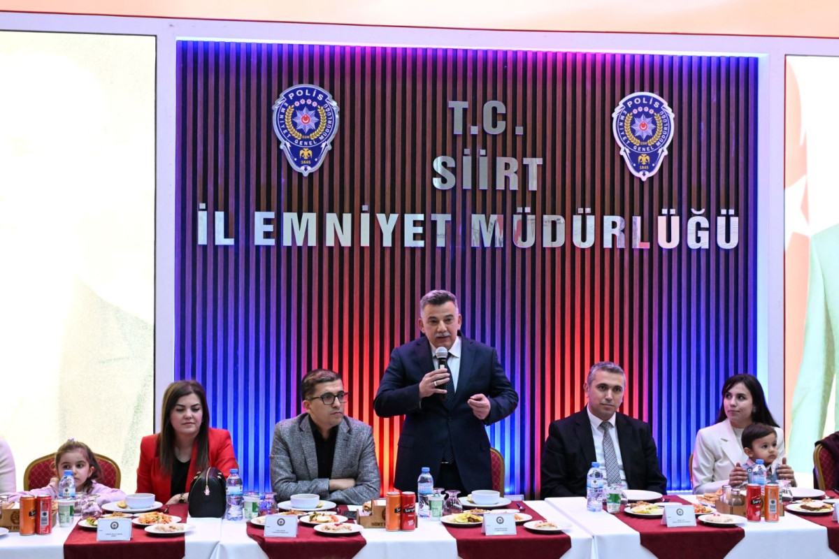 Kanunun ve adalettin temsilcileri iftar sofrasında buluştu