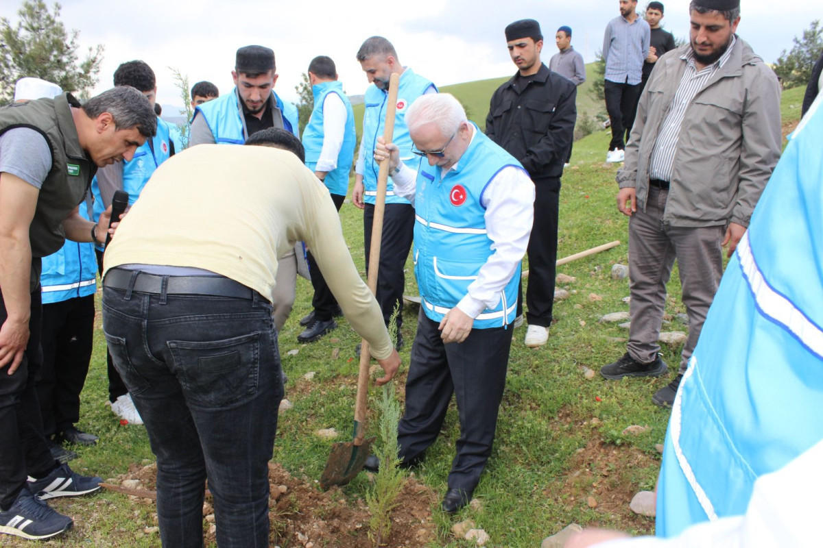 Siirt’te 10 Bin Fidanla Hatıra Ormanı Oluşturuldu
