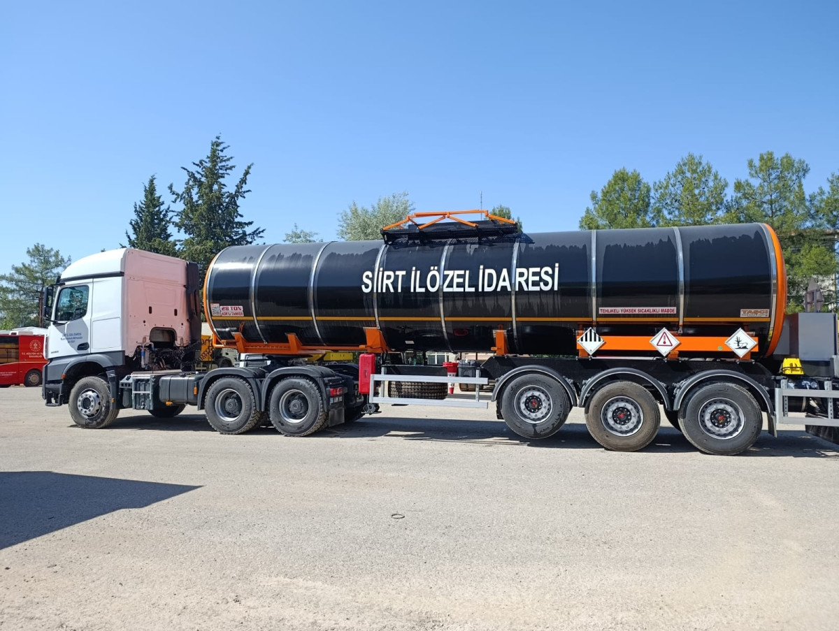 Siirt İl Özel İdaresi Filosuna Yeni Yakıt Tankeri Kazandırıldı