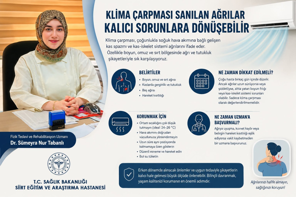 Klima Kullanımı Kas Ağrılarına Davetiye Çıkarabiliyor