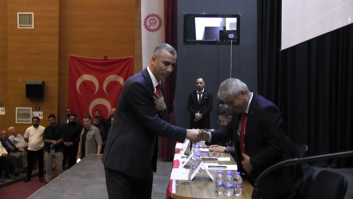 MHP Siirt İl Başkanlığı 15. Olağan Kongresi yapıldı