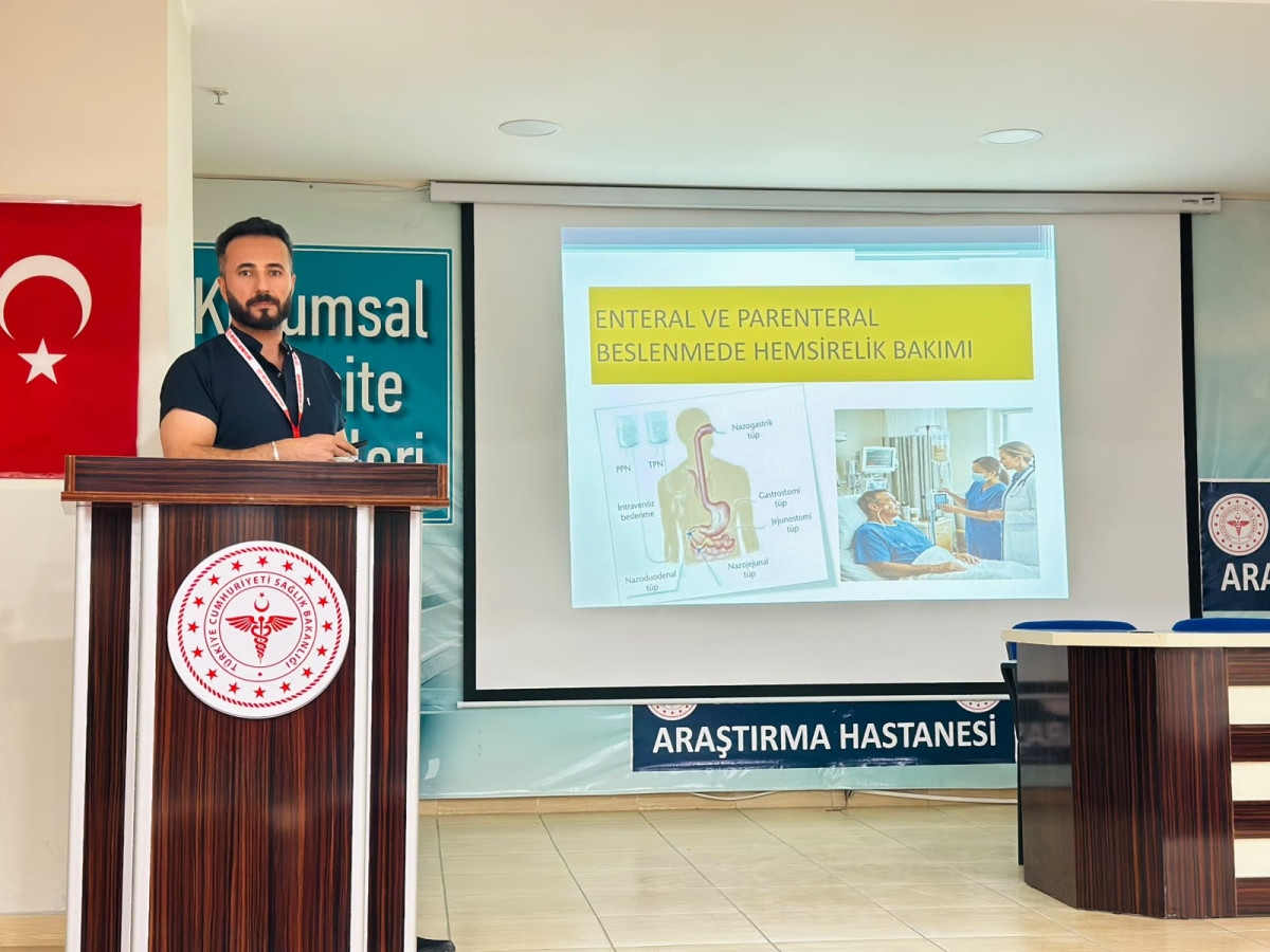 Siirt Eğitim ve Araştırma Hastanesi’nde Nütrisyonel Destek Eğitimi Düzenlendi