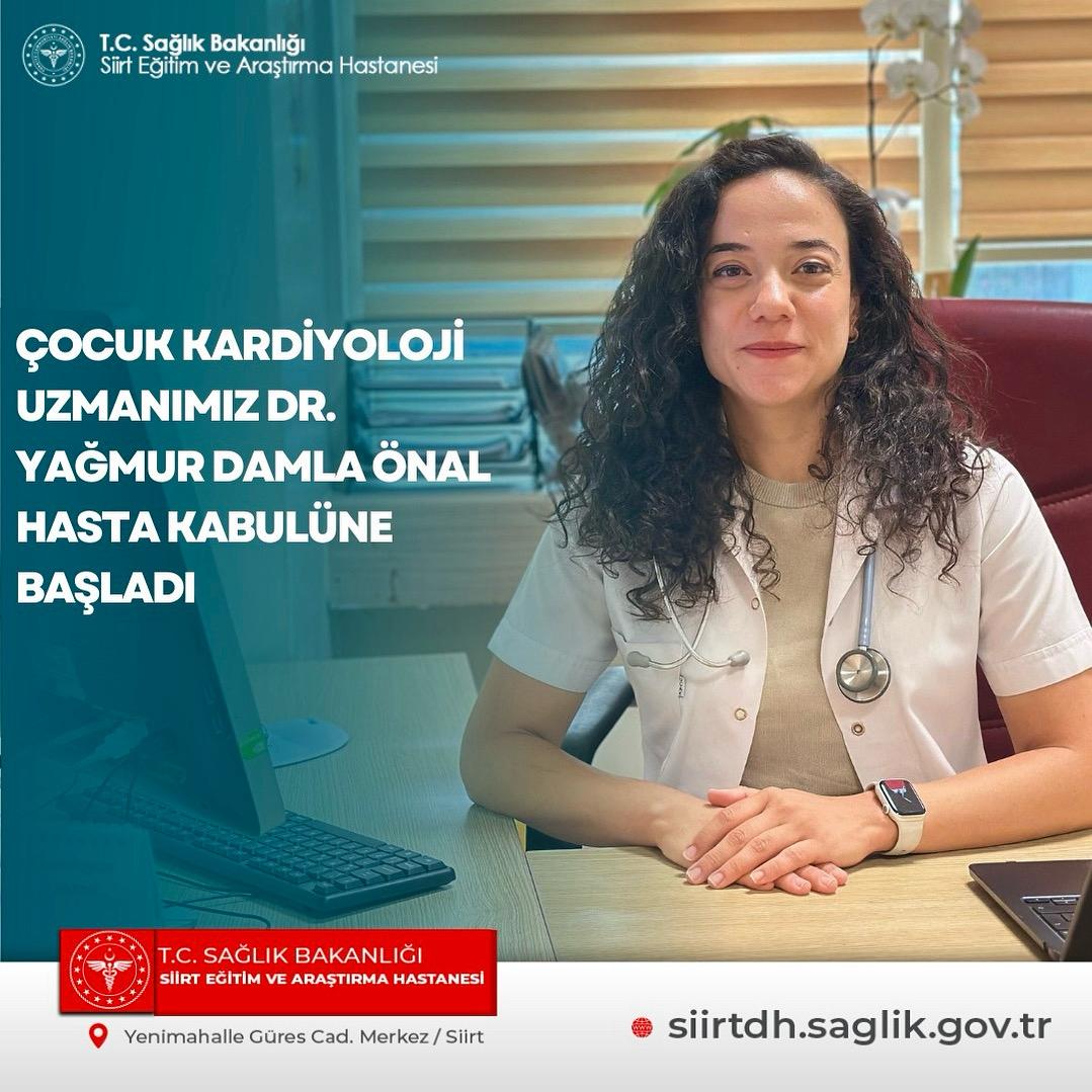 Çocuk Kardiyoloji Uzmanı Dr. Yağmur Damla Önal Hasta Kabulune Başladı 