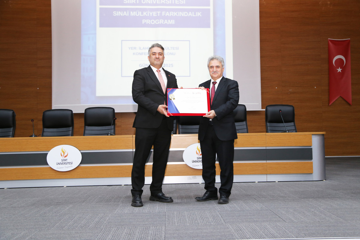 Siirt Üniversitesi’nde Sınai Mülkiyet Farkındalık Programı Düzenlendi 