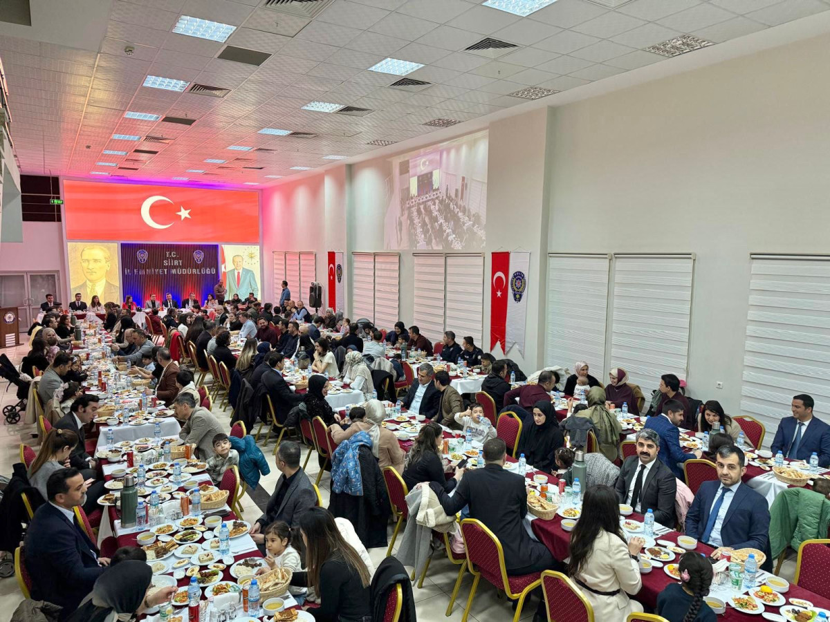 Kanunun ve adalettin temsilcileri iftar sofrasında buluştu