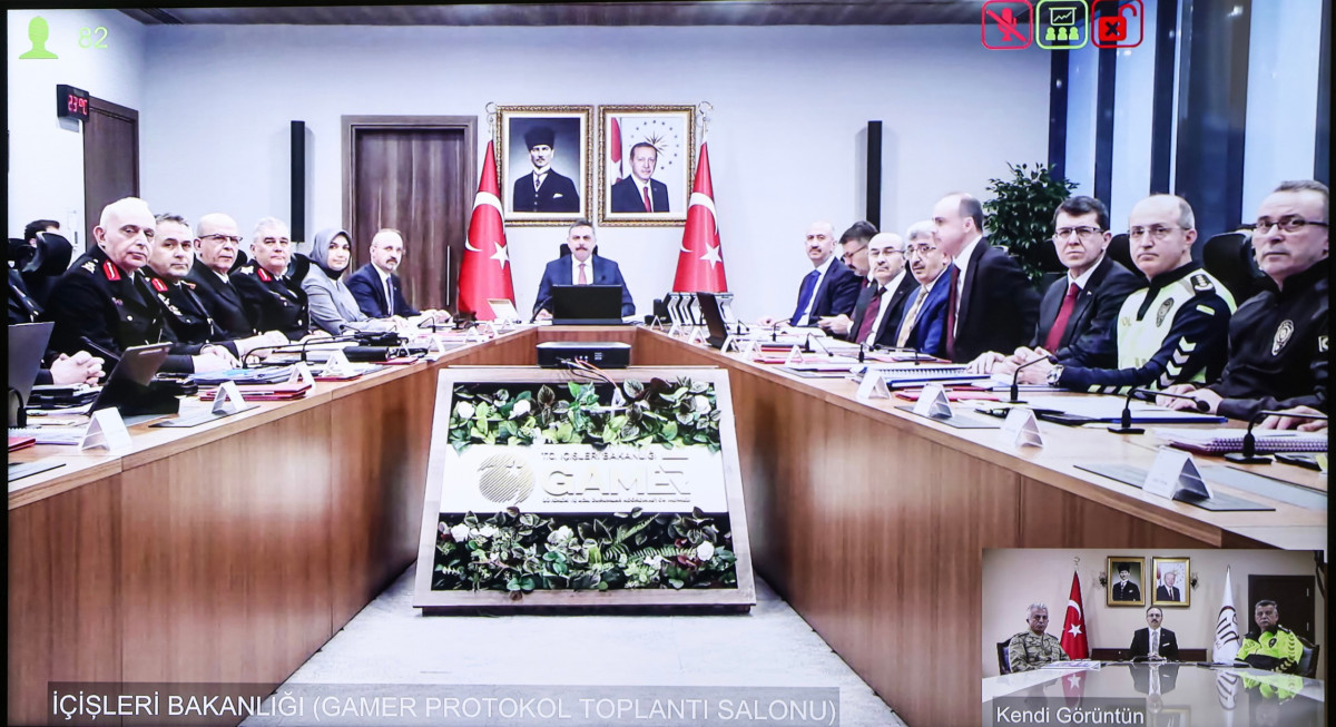 RAMAZAN BAYRAMI GÜVENLİK TEDBİRLERİ TOPLANTISI, İÇİŞLERİ BAKANI BAŞKANLIĞINDA GERÇEKLEŞTİRİLDİ