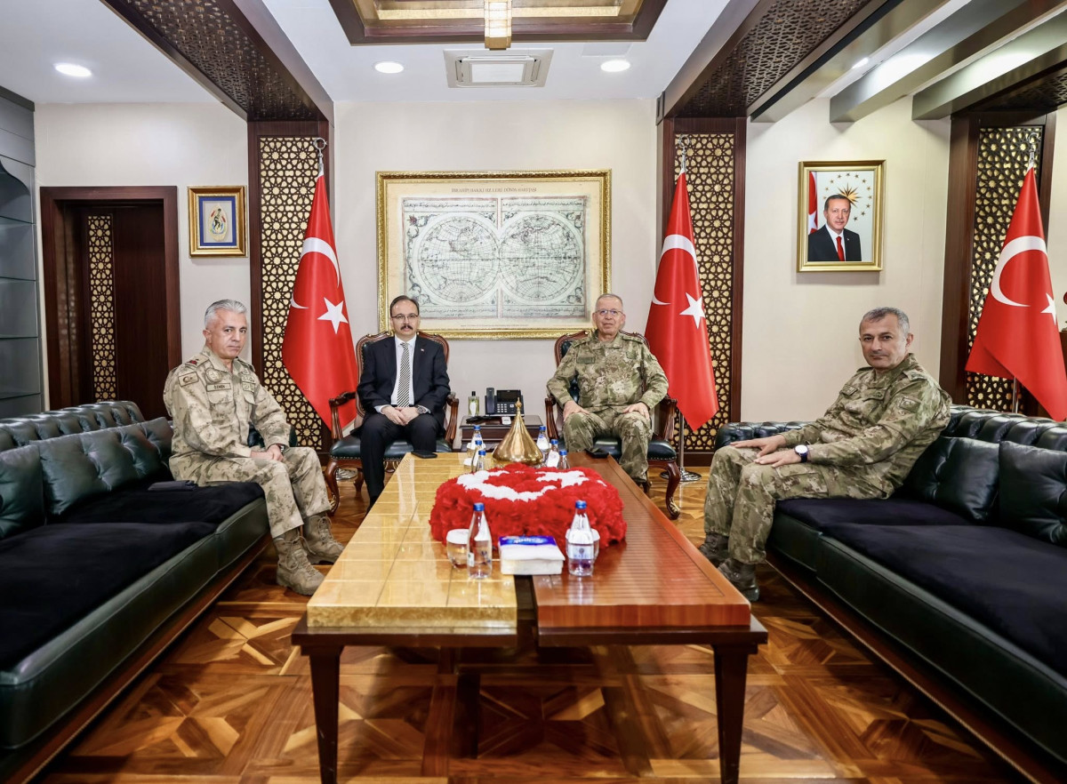 2’nci Ordu Komutanı Korgeneral  Zorlu Topaloğlu Siirt'te