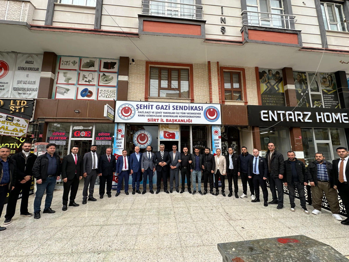 Gazi – Sen Sendikası Siirt İl Başkanlığı Düzenlenen Törenle Açılışı Yapıldı