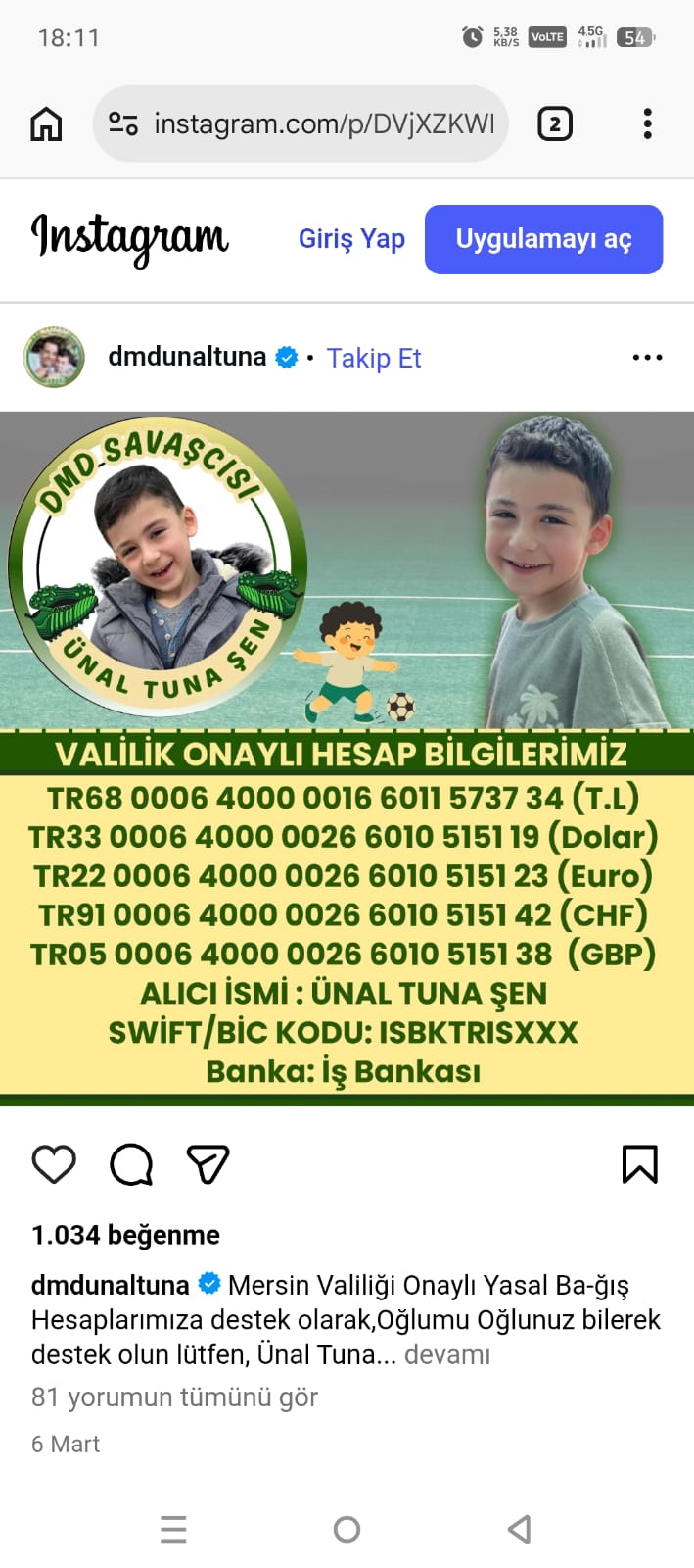 Mersin’de Hasta Çocuğa Siirt’ten Uzanan Destek: BİM Çalışanlarından Örnek Dayanışma