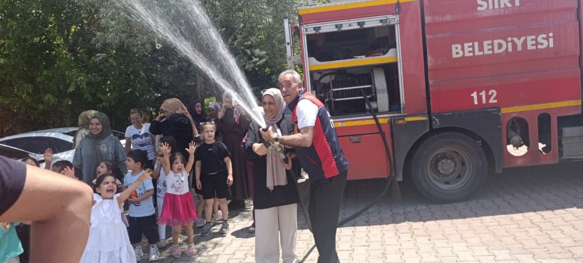 Siirt Ulus ADEM’de Yangın Eğitimi Düzenlendi