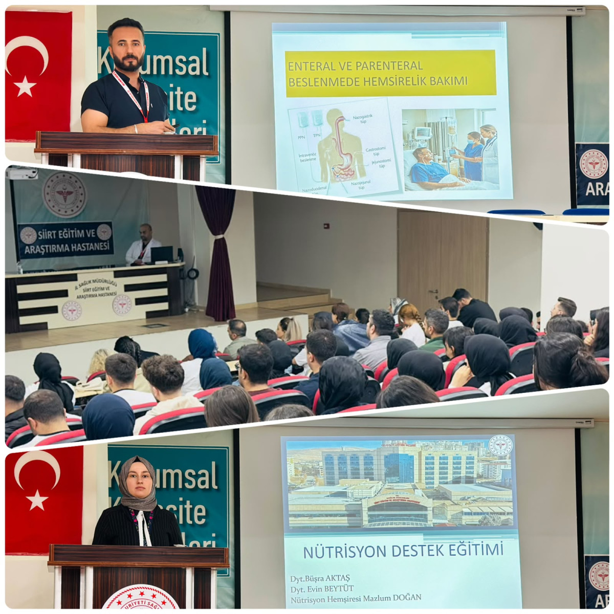 Siirt Eğitim ve Araştırma Hastanesi’nde Nütrisyonel Destek Eğitimi Düzenlendi
